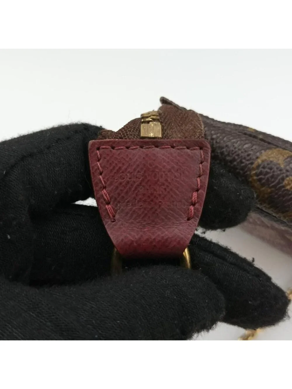 Louis Vuitton Mini Pochette Brown Monogram Canvas Handbag
